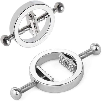 Adjustable Stainless Steel Nipple Clamps for Sensory Play