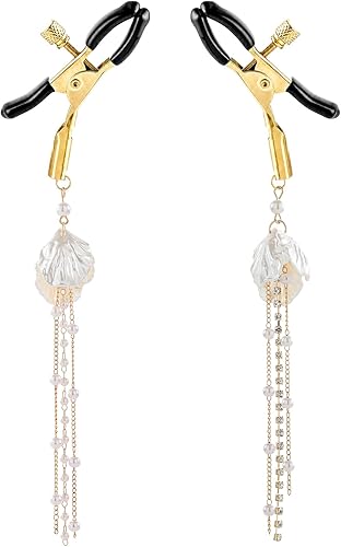 Adjustable Tassel Nipple Clamps - Non-Piercing Adult Play Jewelry Set
