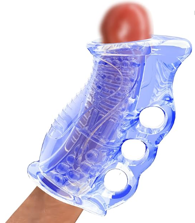 Open-Ended Male Masturbation Sleeve and Penis Training Massager