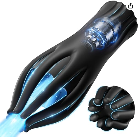 Smart App-Controlled Male Masturbator and Glans Trainer Vibrator
