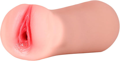 Realistic Silicone Male Masturbator Stroker - Soft Textured Pocket Sex Toy for Men