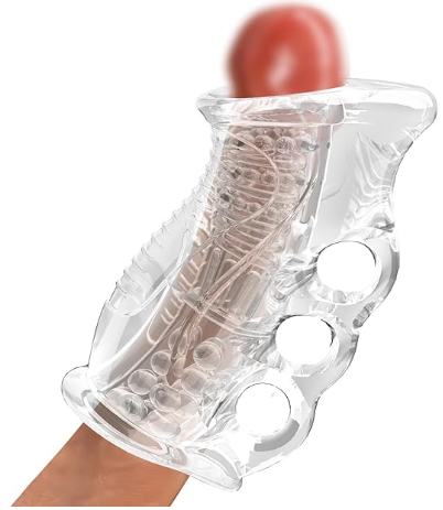 Open-Ended Male Masturbation Sleeve and Penis Training Massager