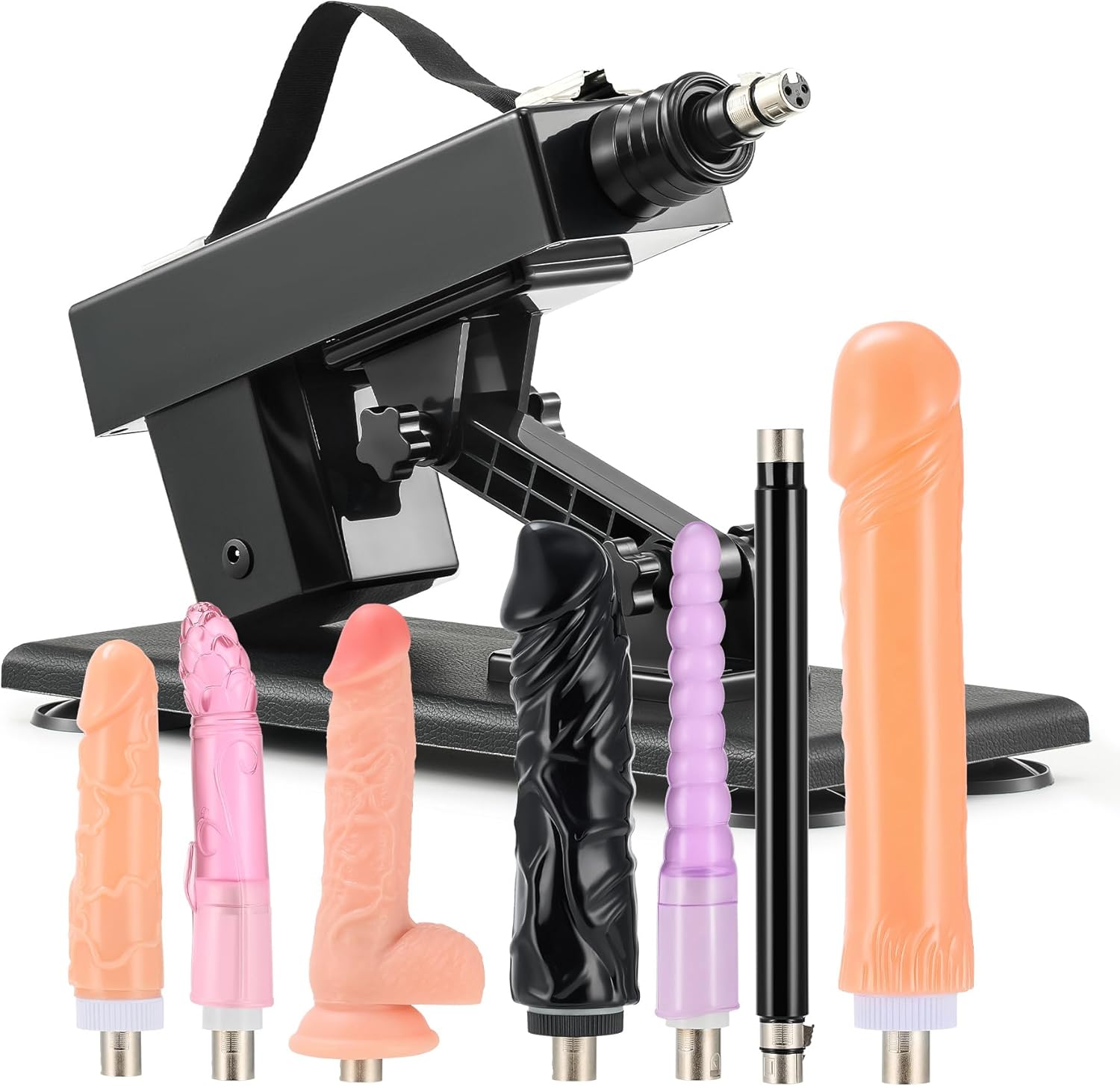 SENSUA Adjustable Automatic Thrusting Sex Machine with 6 Attachments and 3XLR Connector